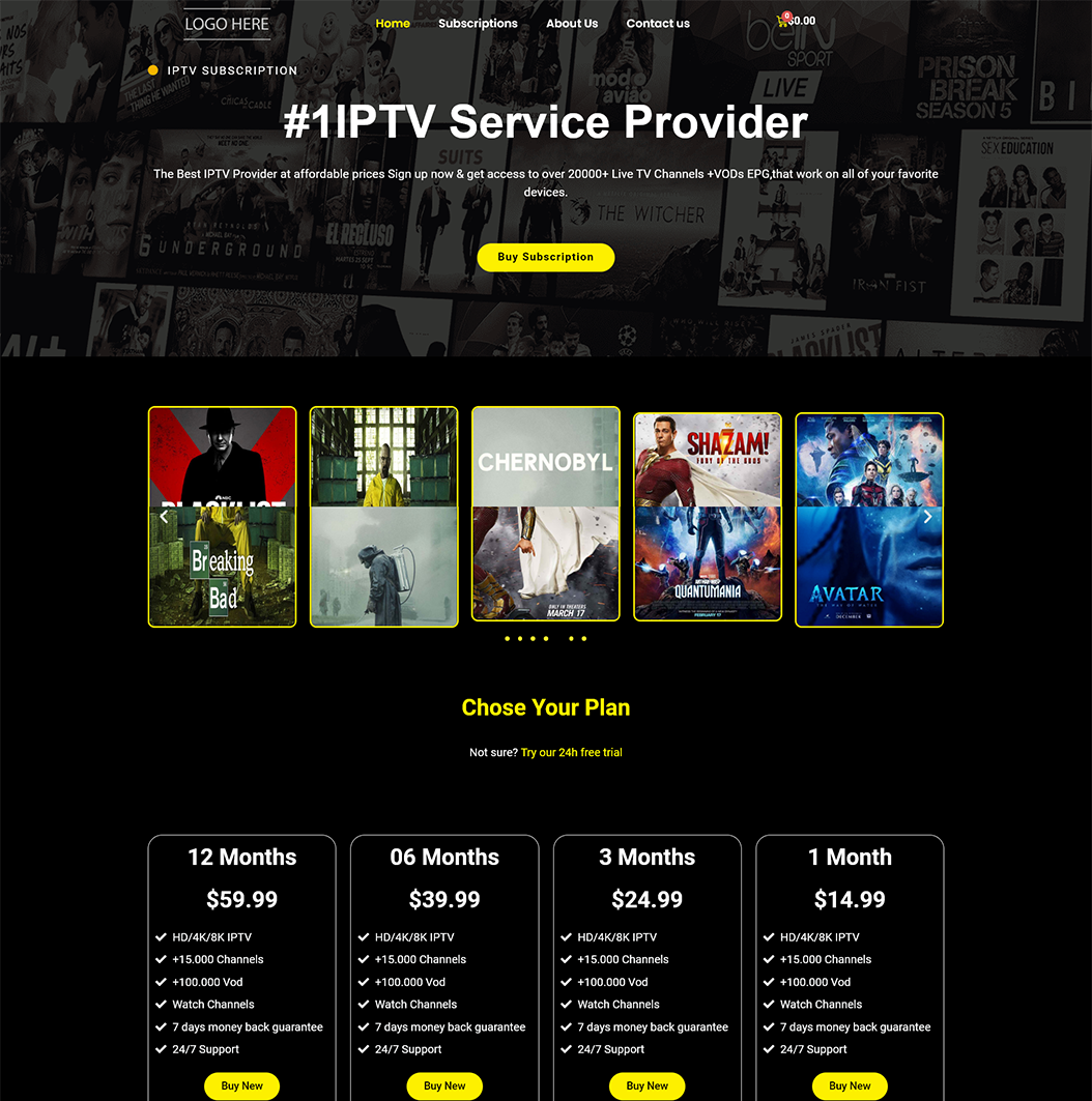 IPTV TEMPLATE 01 